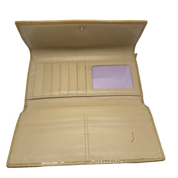 COACH Brown and Tan Signature Canvas Wallet - Picture 6 of 11